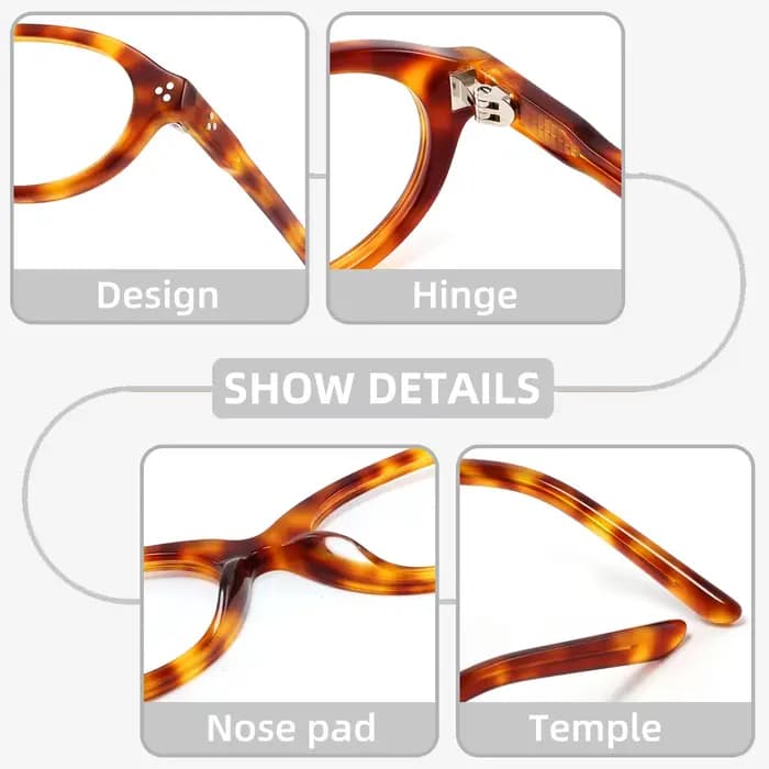 Lunettes de soleil ovales rétro tendance pour femmes