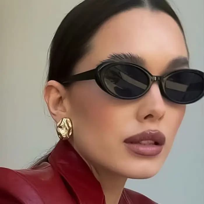 Petites lunettes de soleil ovales pour femmes