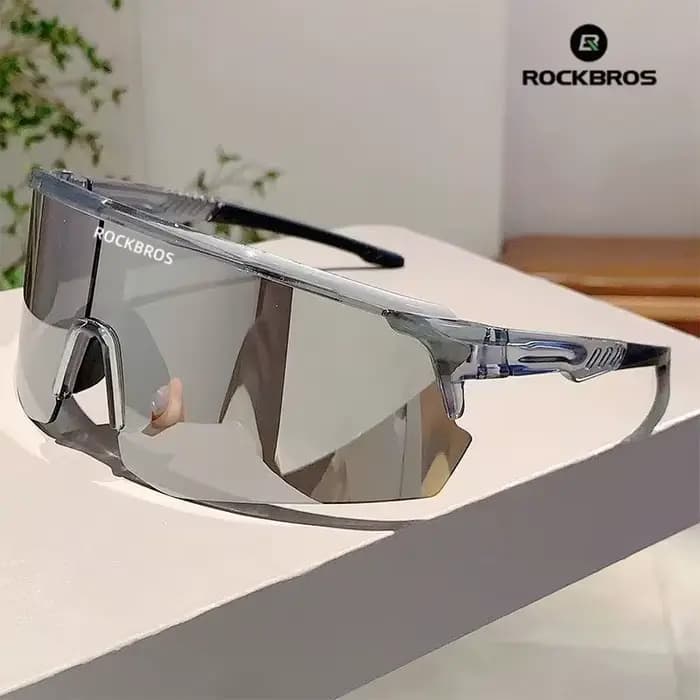 Lunettes de sport colorées et résistantes au vent ROCKBROS tout-en-un, lunettes de soleil anti-éblouissement pour sports de plein air, alpinisme et randonnée