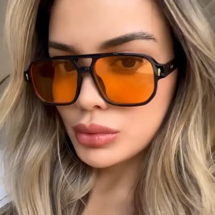 Marque de mode carré femmes hommes lunettes de soleil rétro Rivets