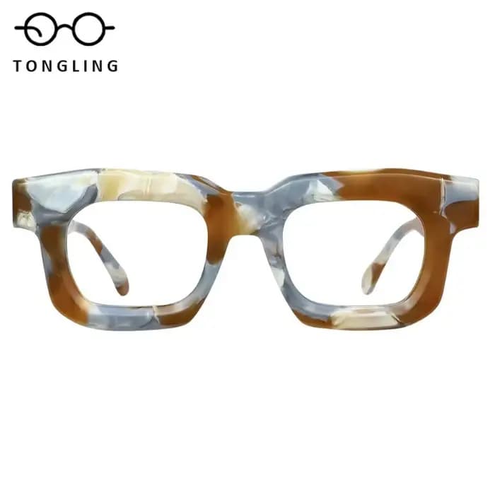 Monture de lunettes carrée en acétate tendance 2026 pour femmes