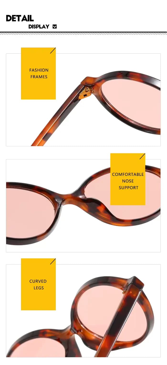 Vintage lunettes de soleil ovales 2025 hommes marque de luxe concepteur petites