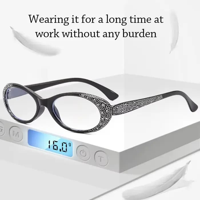 Lunettes de lecture diamant de luxe pour hommes et femmes