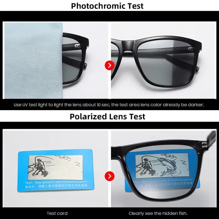 Lunettes de soleil de pêche classiques pour hommes et femmes