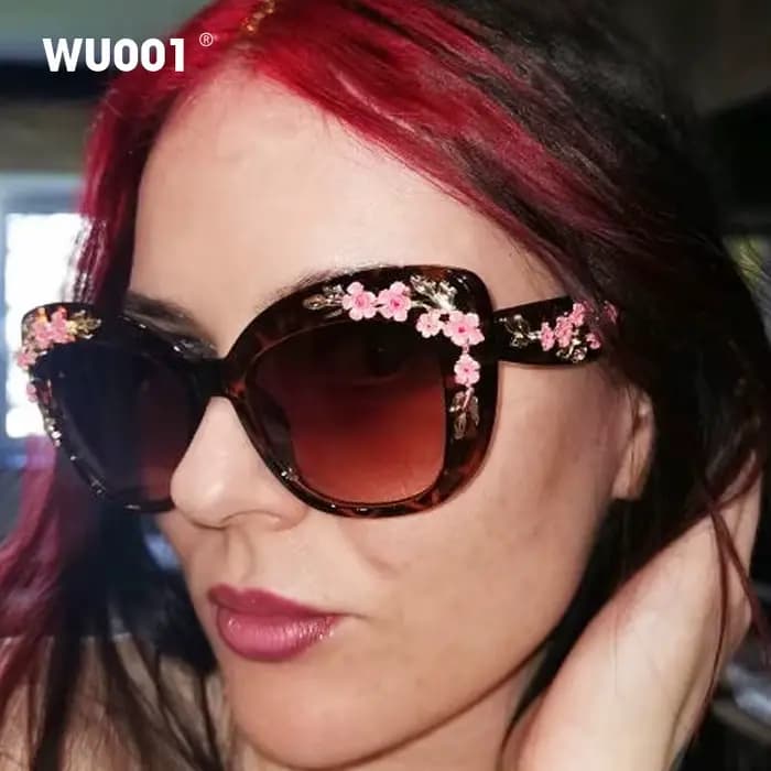 Lunettes de soleil œil de chat vintage pour femmes