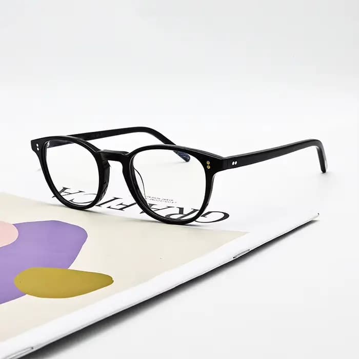 Montures de lunettes ovales classiques rétro en acétate OV5219 pour hommes