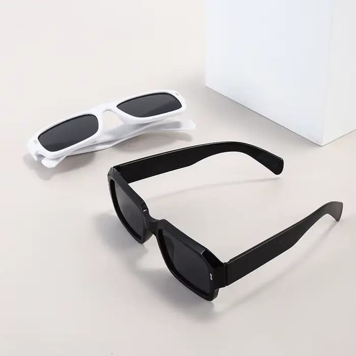 Lunettes de soleil carrées vintage pour hommes et femmes