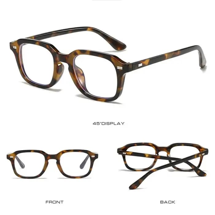 Lunettes de soleil carrées rétro pour hommes et femmes