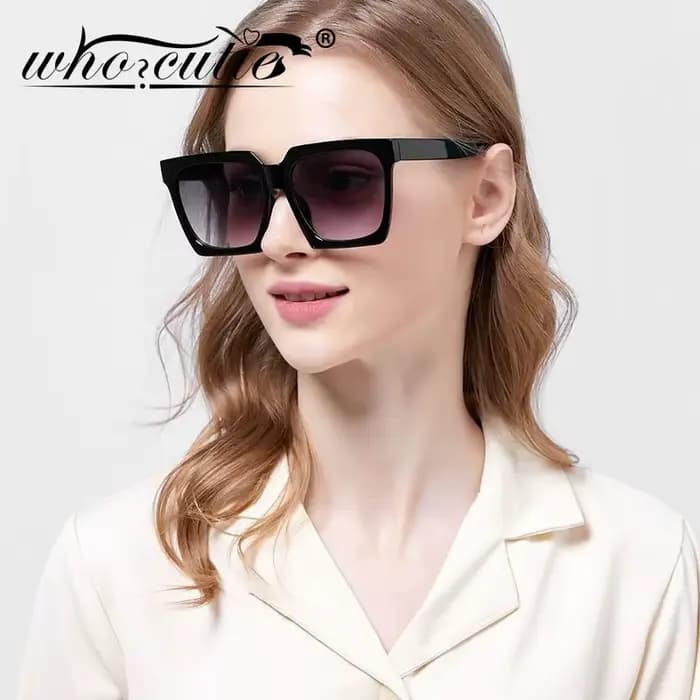 ChimVintage-Lunettes de soleil rétro à monture carrée pour femme