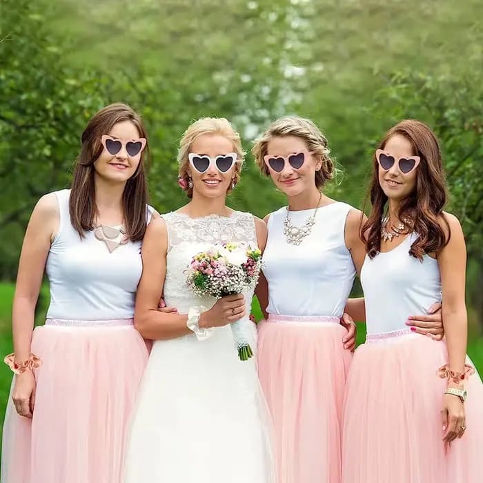 Lunettes de soleil en forme de cœur pour femmes