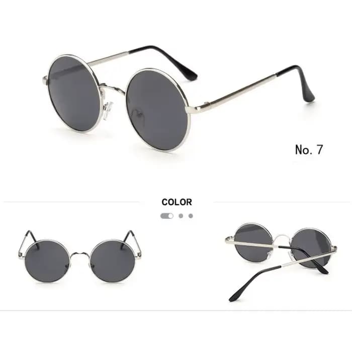 Nouvelles lunettes de soleil polarisées rondes classiques de marque