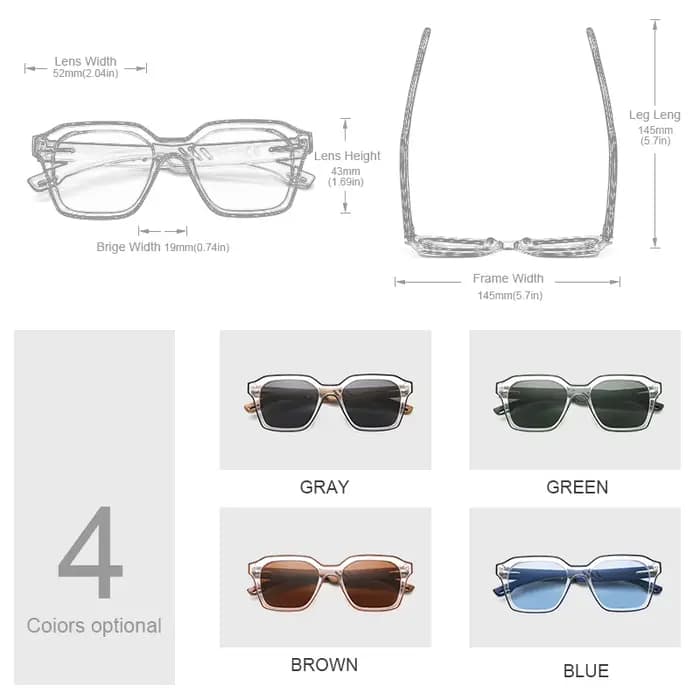 HU bois lunettes de soleil femmes concepteur de mode