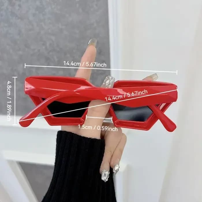 Lunettes de soleil carrées noires pour femmes et hommes