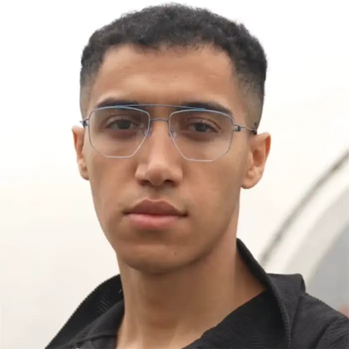 Danemark marque hommes lunettes carrées cadre Double faisceau titane