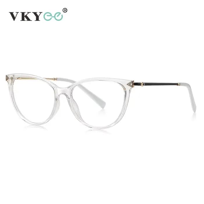 VICKY nouvelle mode Unique Simple oeil de chat conception femmes Anti-lumière bleue lunettes de lecture personnalisable Prescription LS235