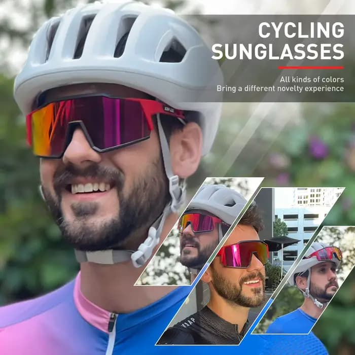 Kapvoe-Lunettes de soleil polarisées coupe-vent pour hommes