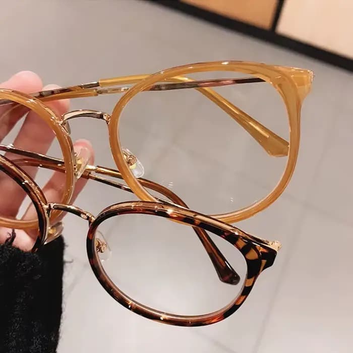 Buc& EI-Monture de lunettes rondes pour hommes et femmes