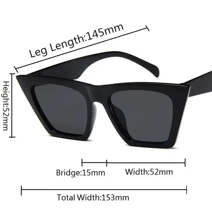 Lunettes de soleil œil de chat pour femmes