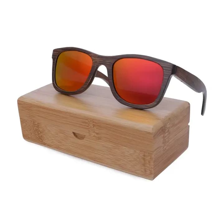 BerWer-Lunettes de soleil polarisées en bambou et bois