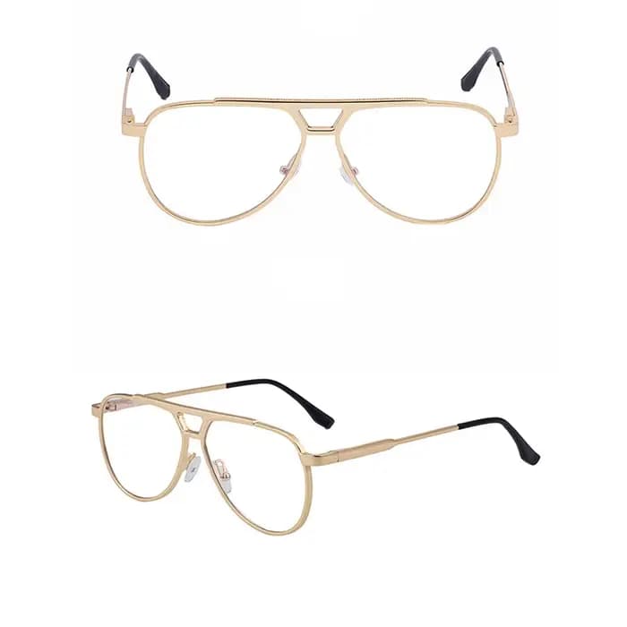 Lunettes de myopie pilote classiques pour hommes