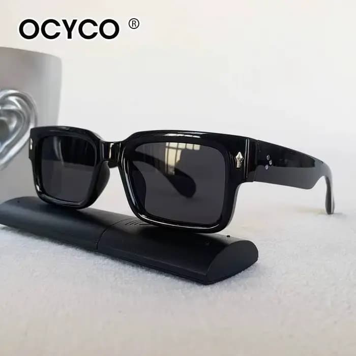 OCYCO 2026 Lunettes de soleil carrées rétro pour hommes et femmes