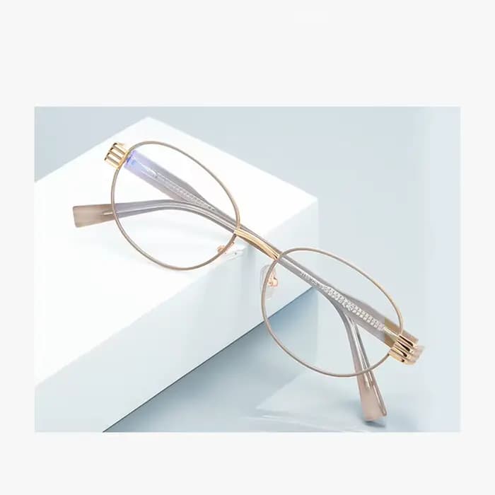 Lunettes de soleil de lecture photochromiques à petites montures ovales pour femmes