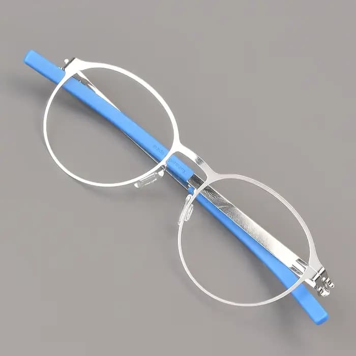Allemagne classique ovale lunettes cadre hommes femmes Jame C ultraléger mince jante