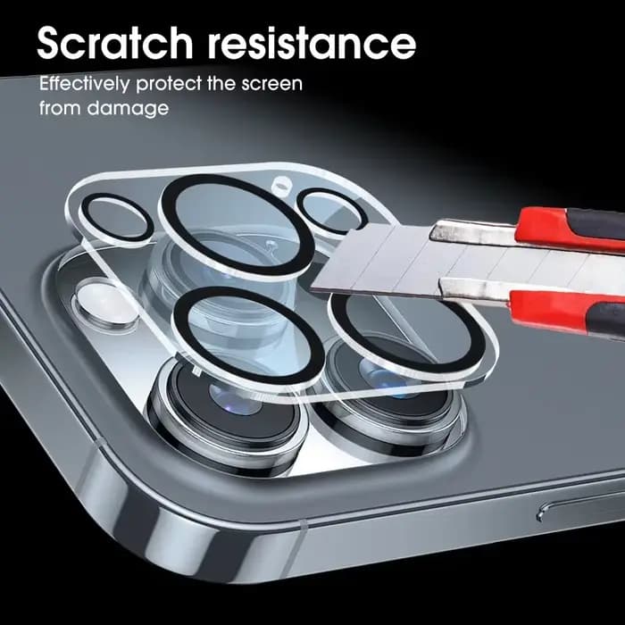 Caméra arrière HD en verre trempé, pour iPhone 13Mini 13 14 15 16 17 Pro Max, protecteur d'écran, Film en verre anti-rayures, 4/1 pièces
