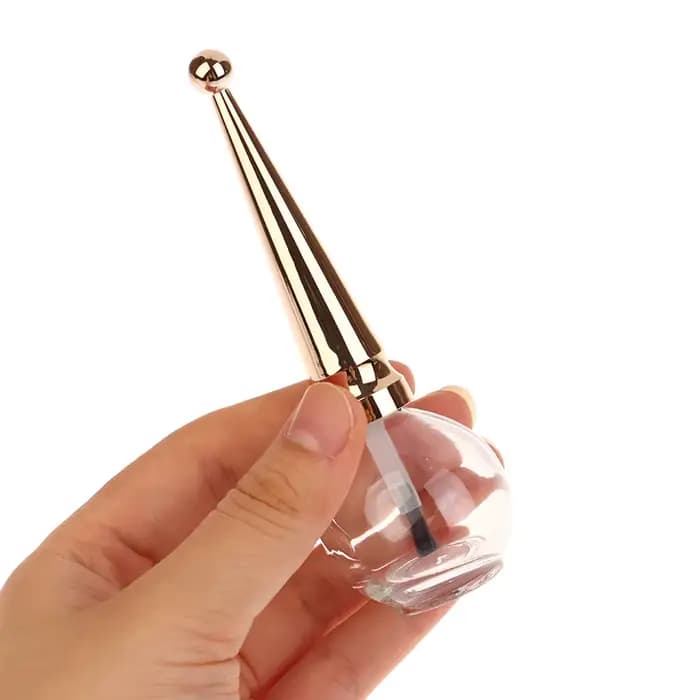 Flacon de vernis à ongles de 15 ml, flacon vide pour gel à ongles avec pinceau, flacon vide en verre, conteneur vide pour gel à ongles