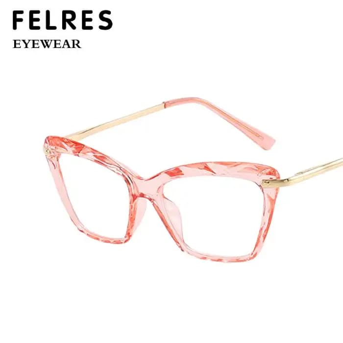 Lunettes de lecture œil de chat anti-lumière bleue