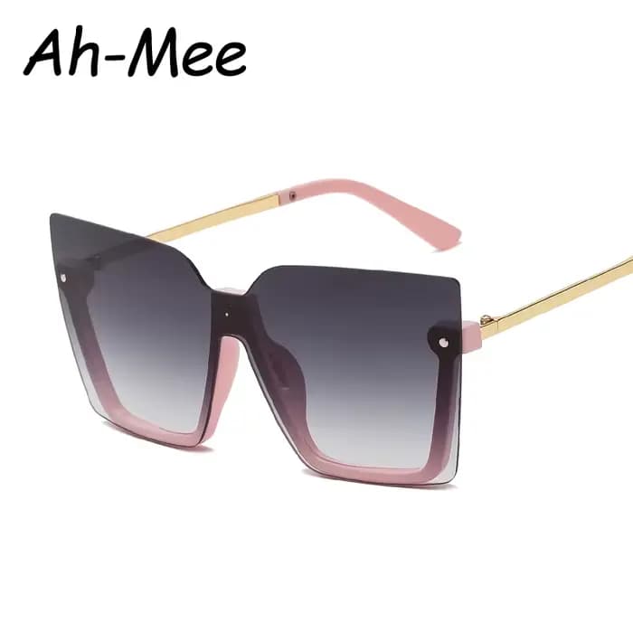Randonnée surdimensionné carré Anti lumière lunettes femmes Vintage nuances marque concepteur grandes