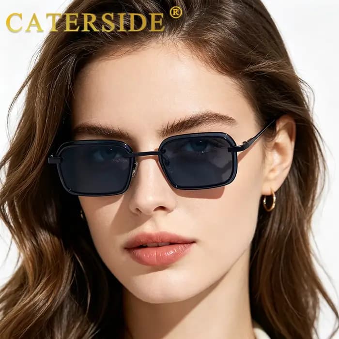 CATERSIDE – lunettes de soleil rétro Punk pour hommes et femmes