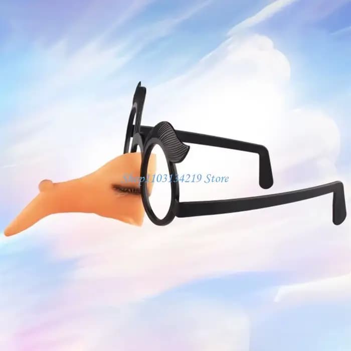 N5KC – lunettes à nez méchante sorcière pour Halloween, cadre, mascarade, fête carnaval, faux nez