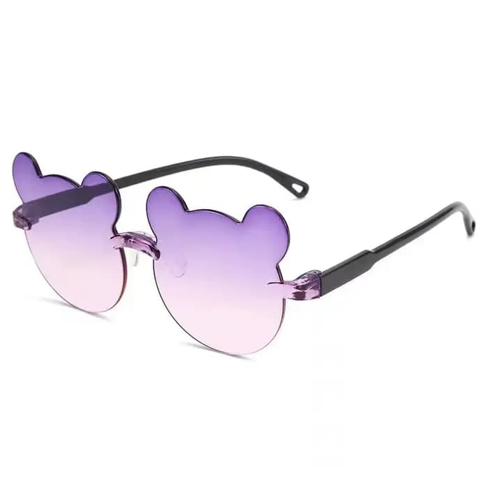 Nouveaux enfants lunettes de soleil dessin animé ours