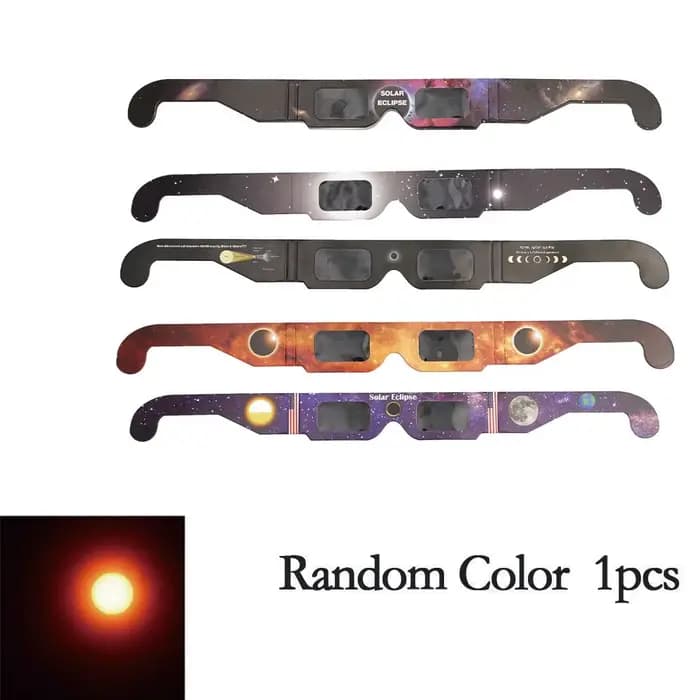 Lunettes d'éclipse solaire à monture complète