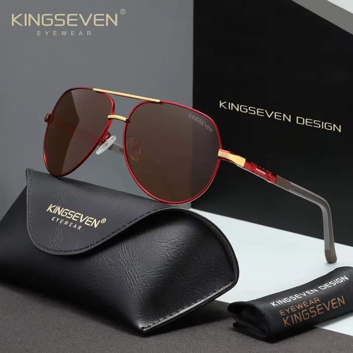 KINGSEVEN Lunettes de soleil de luxe pour hommes