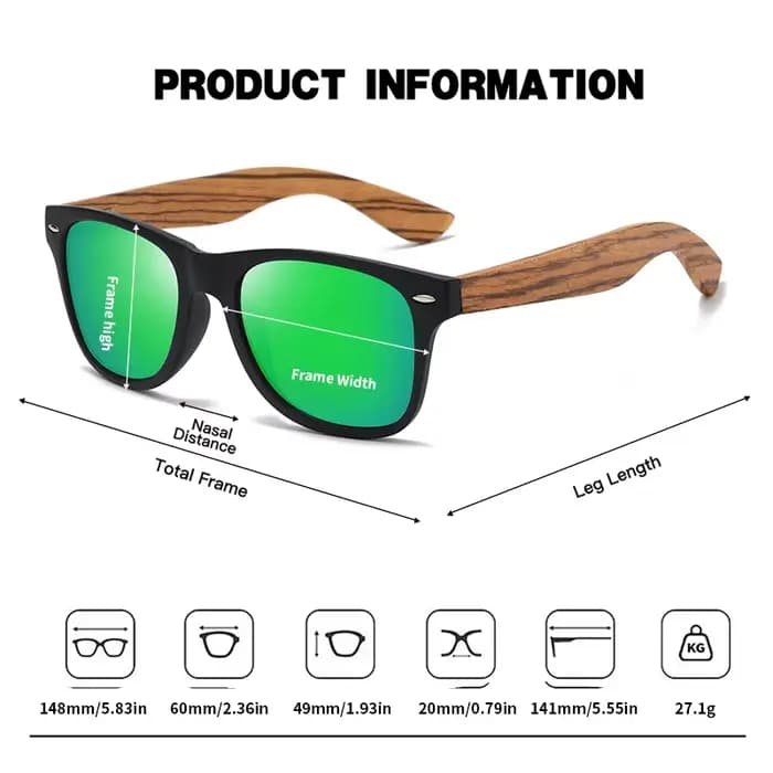 JUNCTURE mode bambou bois Vintage carré lunettes de soleil hommes femmes marque de luxe concepteur