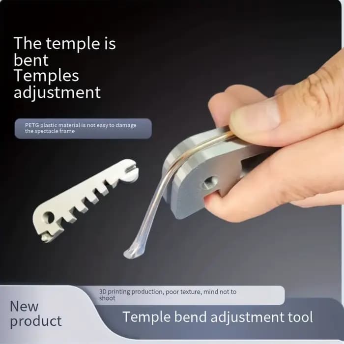 Outil de pliage de bras de cadre de lunettes – Outil de réglage et de réparation de jambe de précision pour lunettes