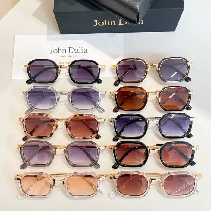 Lunettes de soleil de haute qualité JOHN DALIA JD JANET pour hommes