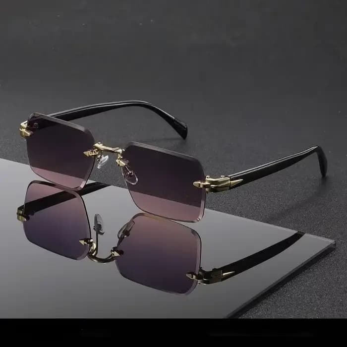 Lunettes carrées à la mode pour hommes