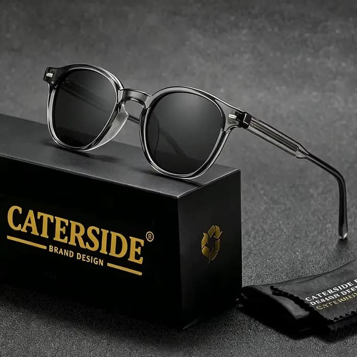 CATERSIDE – lunettes de soleil polarisées vintage pour hommes