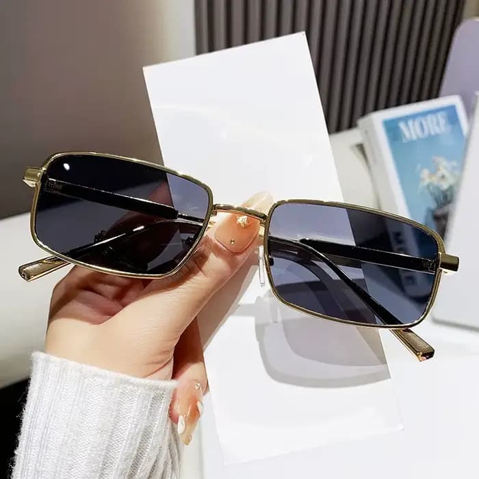 Nouvelles Lunettes de Soleil 2025 Style Old Money Haut de Gamme Polyvalentes Tendance Décontractée Personnalisées à Monture Fine Protection Solaire