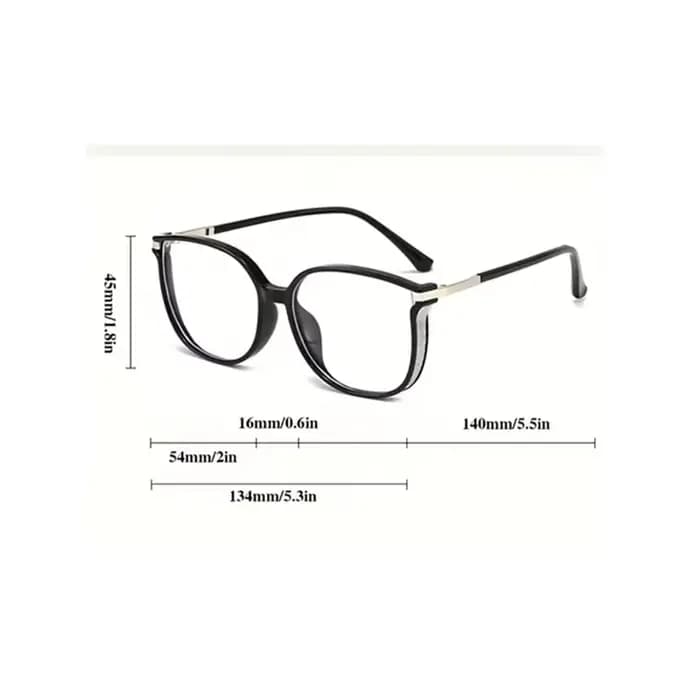 Lunettes bicolores simples de style rétro ; lunettes presbyopes portables pour personnes âgées et d'âge moyen