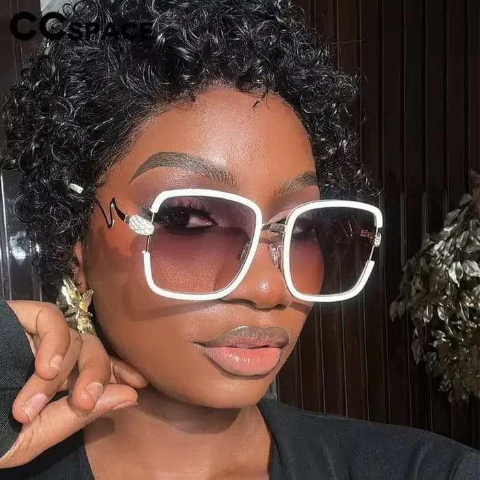 Lunettes de soleil carrées Vintage pour femmes