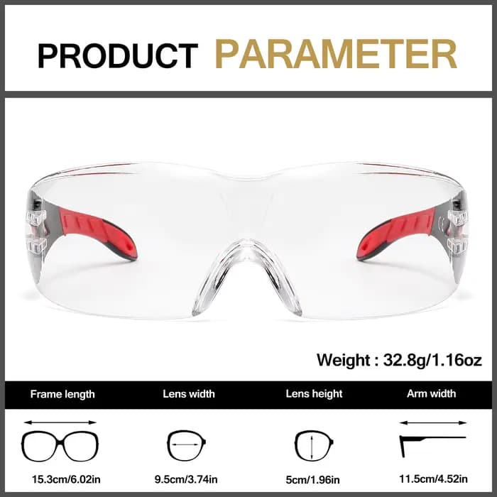 Lunettes de sécurité industrielles