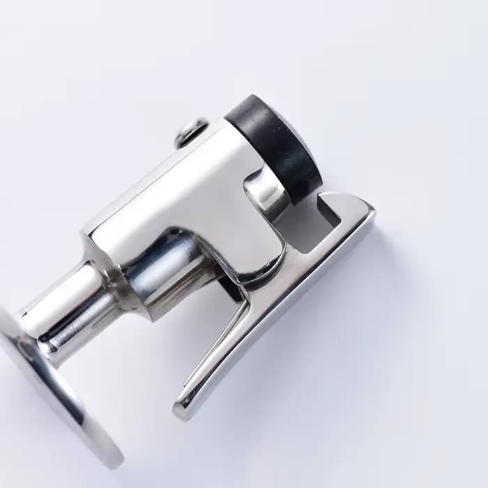 Butoir de porte de bateau en acier inoxydable 316, support de porte rembourré marin, butée de porte avec tête en caoutchouc pour Yacht RV camping-car