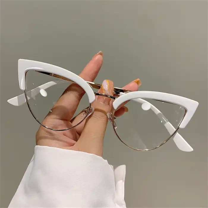 Lunettes rétro œil de chat pour femme