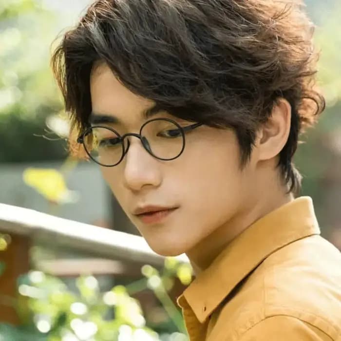 Japonais fait à la main Lennon petit rond titane lunettes cadre hommes rétro