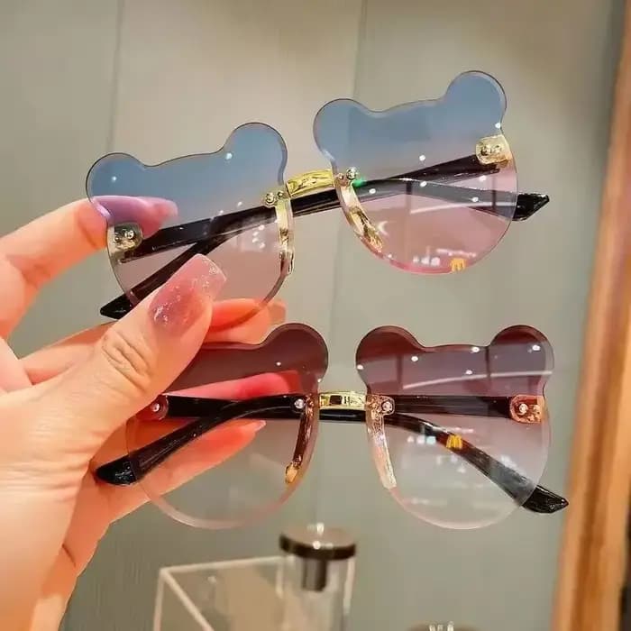 1Pc voyage en plein air ski lunettes de soleil dessin animé ours