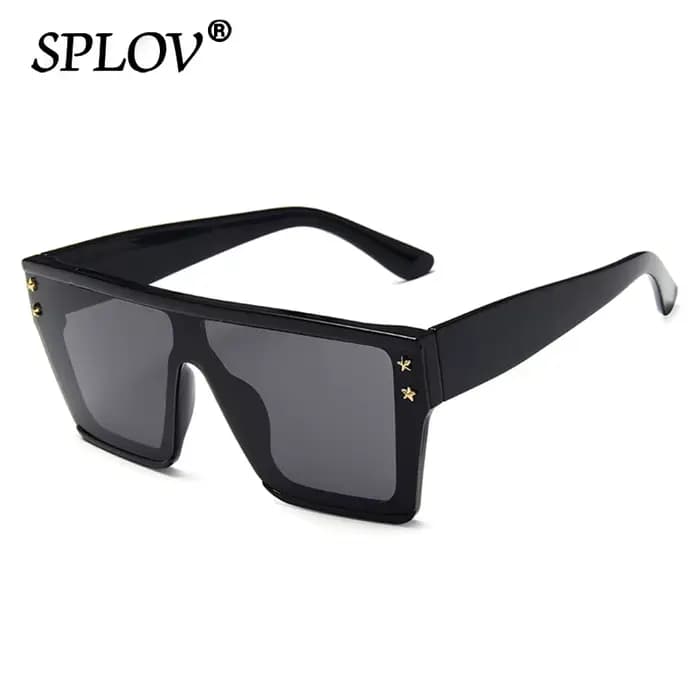 Lunettes de soleil à grande monture pour hommes et femmes